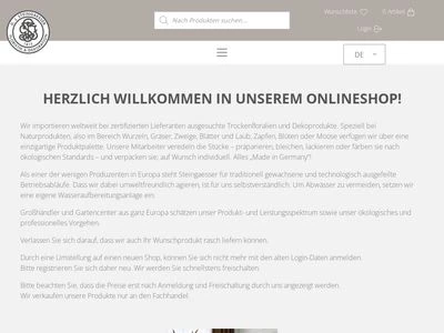 Website von G.J. Steingaesser & Comp. GmbH