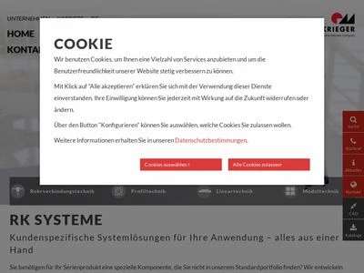 Website von RK Rose+Krieger GmbH