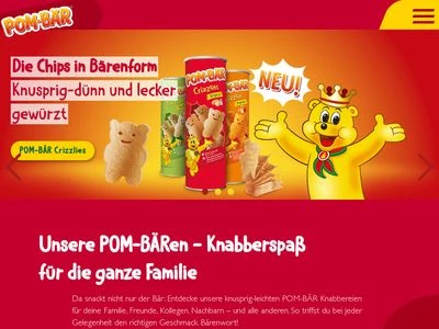 Website von Intersnack Deutschland SE