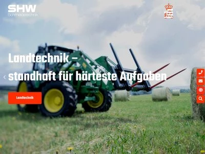 Website von SHW SCHMIEDETECHNIK GmbH & Co. KG