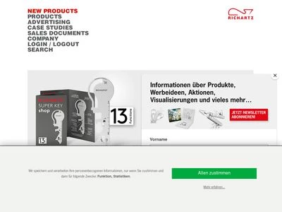 Website von Richartz GmbH