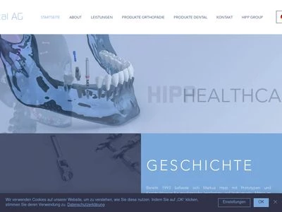 Website von Hipp medical AG