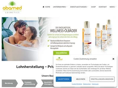 Website von abamed Hansjörg Nowak GmbH & Co. KG