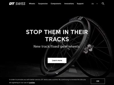 Website von DT Swiss Deutschland GmbH