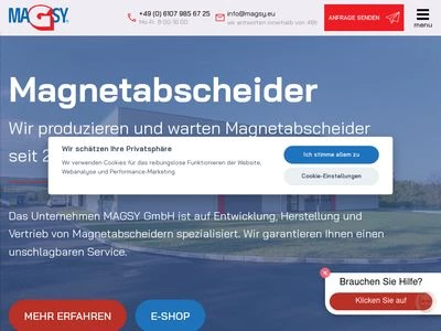 Website von MAGSY GmbH