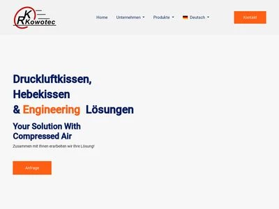 Website von Kowotec GmbH