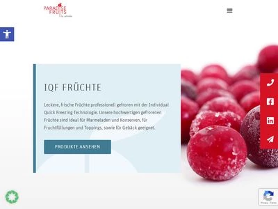 Website von Paradise Fruits Solutions GmbH & Co. KG