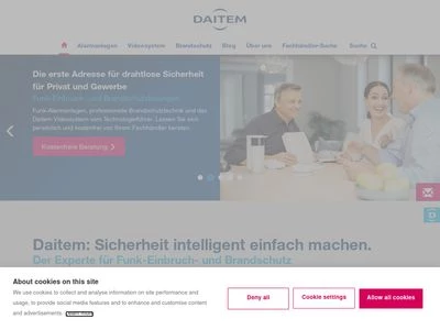 Website von ATRAL-SECAL GmbH