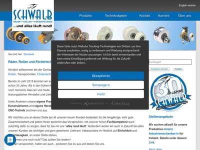 Website von Gerhard Schwalb GmbH