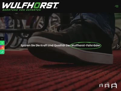 Website von Wulfhorst GmbH