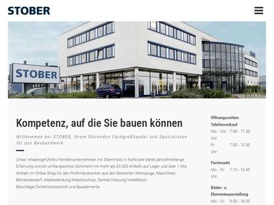 Website von Willi Stober GmbH & Co. KG