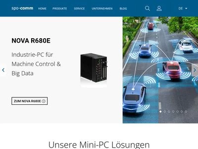 Website von spo-comm GmbH