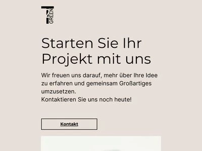 Website von TEE TO GREEN Handelsgesellschaft mbH