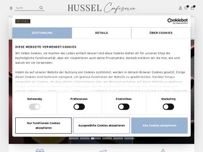 Website von Hussel GmbH