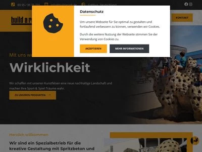 Website von build a rock GmbH