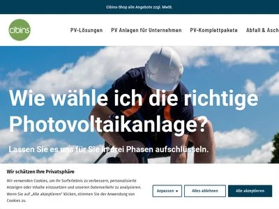 Website von Cibins e.U.