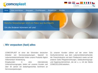 Website von Comco Plast Comco Commercial Cooperation GmbH