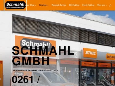 Website von Schmahl GmbH