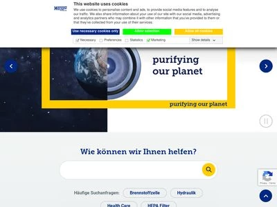 Website von Hengst SE