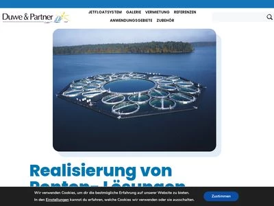 Website von Duwe und Partner GmbH