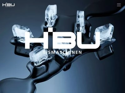 Website von HIBU Eismaschinen GmbH & Co.KG