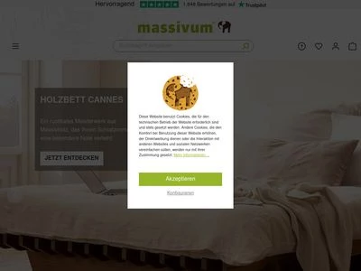 Website von Woodkings GmbH - massivum