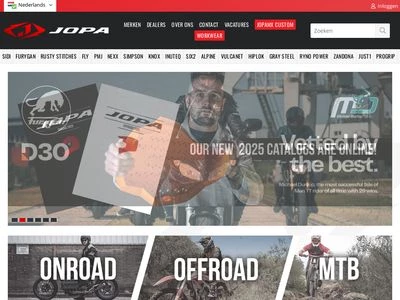 Website von Jopa Racing Products GmbH