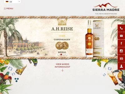 Website von Sierra Madre GmbH