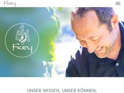 Website von Weingut Otto & Martin Frey