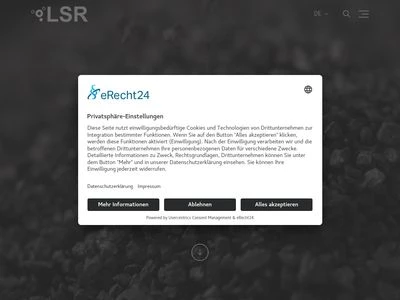 Website von LSR Materials GmbH & Co. KG