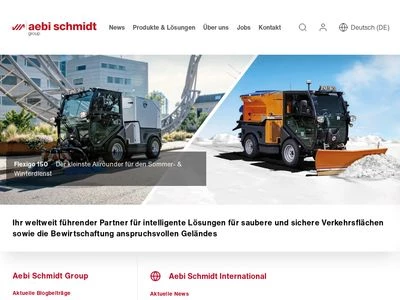 Website von Aebi Schmidt Deutschland GmbH