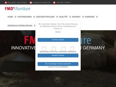 Website von FMD® Möbel GmbH