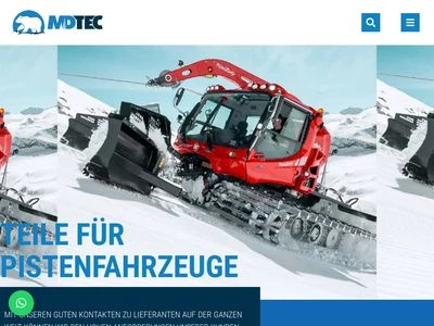 Website von MD Tec GmbH