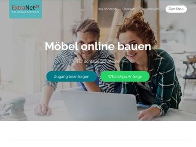 Website von Extra-net24 AG