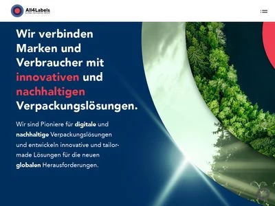 Website von All4Labels Group GmbH