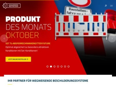 Website von Schilderwerk Beutha GmbH