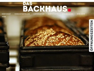 Website von DAS BACKHAUS GMBH