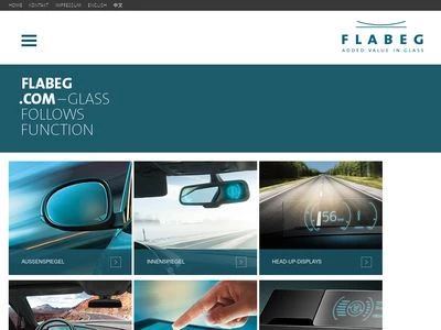 Website von FLABEG Holding GmbH