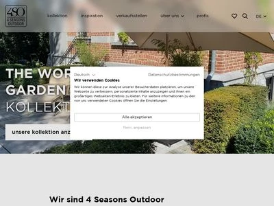 Website von 4 Seasons Outdoor GmbH