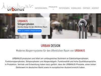 Website von URBANUS GmbH