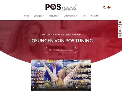 Website von POS Tuning - Udo Voßhenrich GmbH & Co. KG