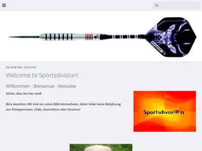 Website von Sportsdivision Jim Pike GmbH