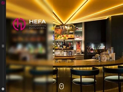 Website von hefa Kühlmöbel GmbH