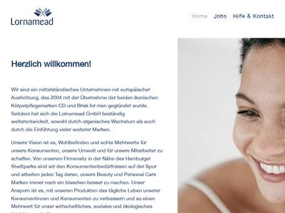 Website von Lornamead GmbH