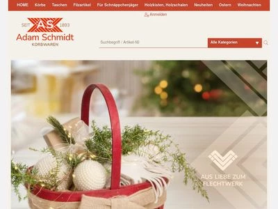 Website von Adam Schmidt GmbH & Co. KG