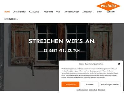 Website von Wistoba Pinselfabrik Wilhelm Stollberg GmbH & Co. KG