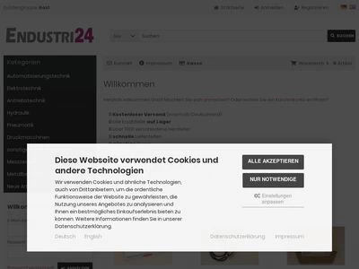 Website von Ozinox GmbH