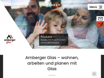 Website von Amberger Glas GmbH & CO. KG