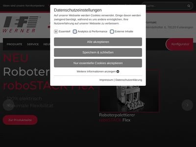 Website von IEF-Werner GmbH