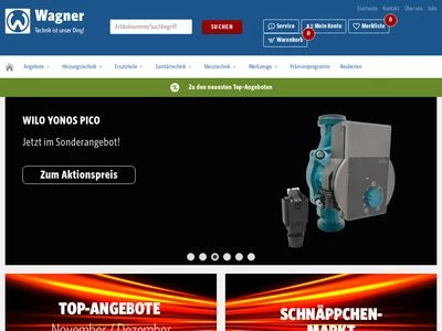 Website von Philipp Wagner GmbH